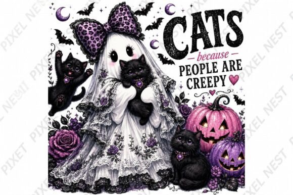 Download Cats Because People Are Creepy PNG - Creepy png Collection